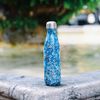 Bouteille isotherme Flower bleue 500 ml - Visuel 1